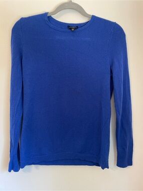 Talbots Royal Blue Cashmere Medium Crewneck Sweater